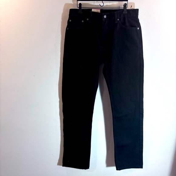 LEVI’S 505 Sz 32 x 32 Regular Jeans Black 100% Cotton NEW WITH TAGS - Picture 2 of 11